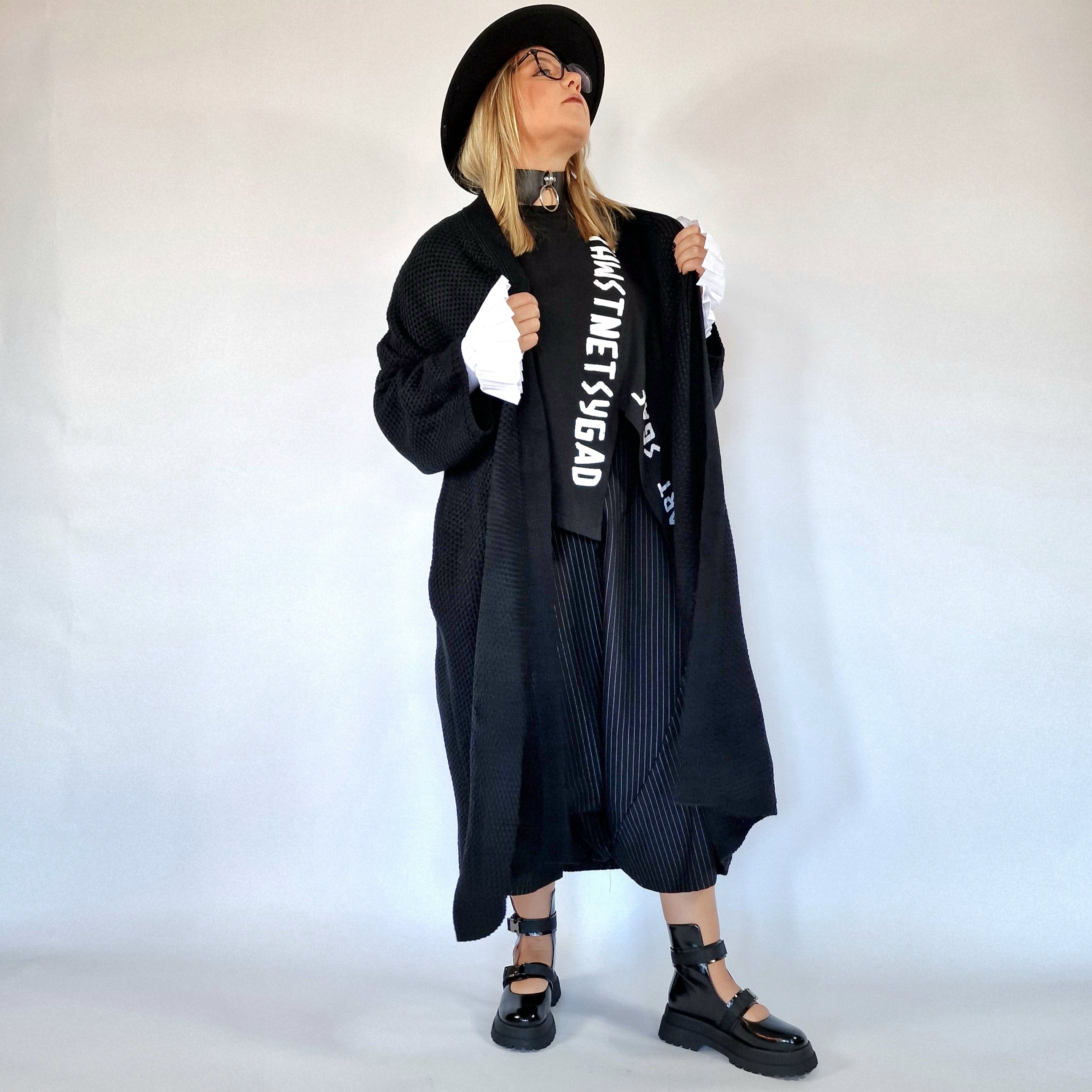 Simple Moderne Lazy Keep Warm Oversized Fit Cardigan-SimpleModerne