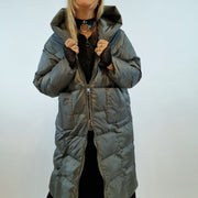 Simple Moderne Relaxed Fit Punky Style Gray Coat-SimpleModerne