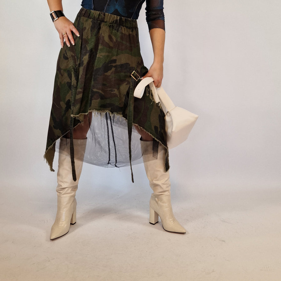 Simple Moderne Trendy Camo Skirt-SimpleModerne