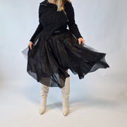 Casual Minimal Goth Zip It Knitted Pullover-SimpleModerne