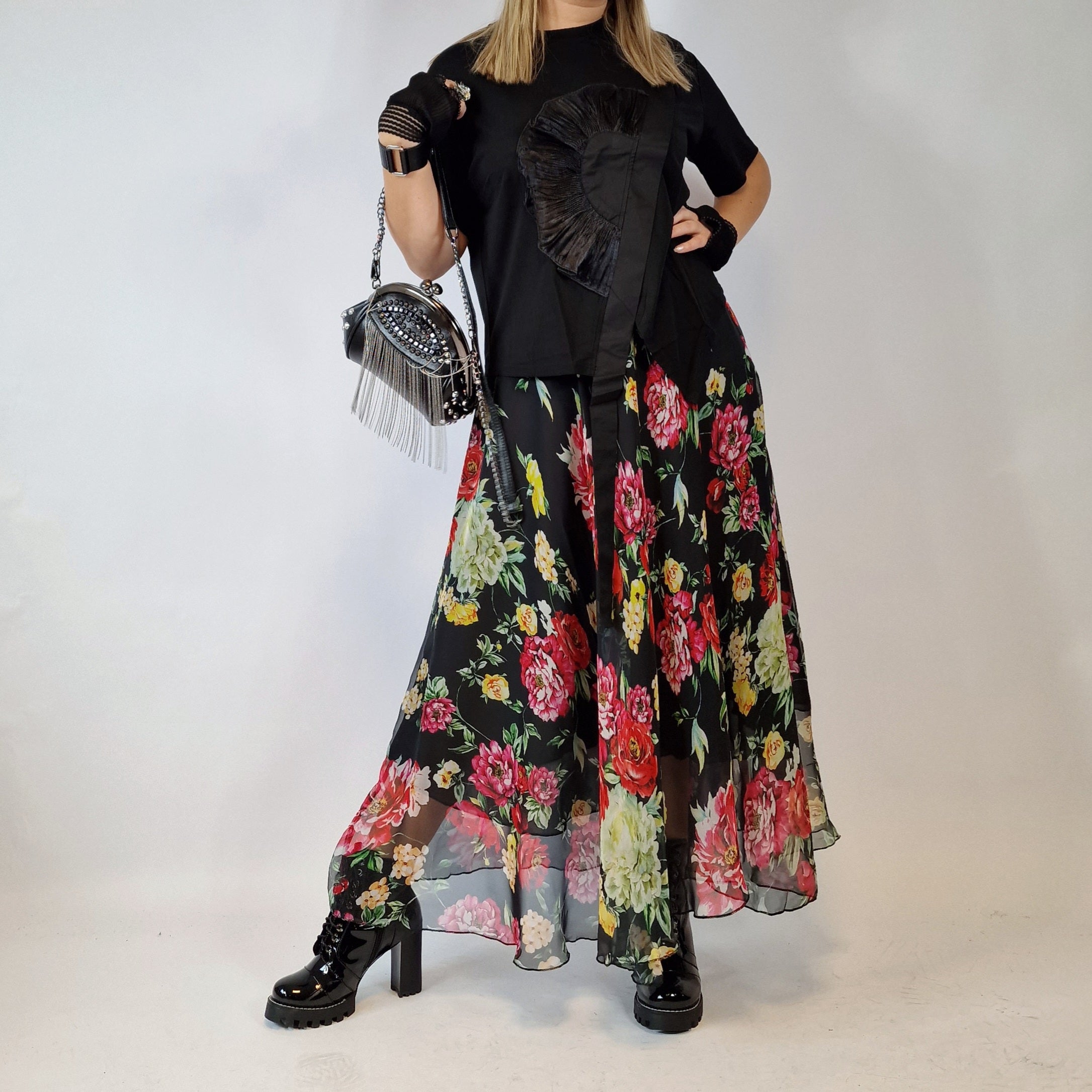 Gypsy Girl Maxi Skirt-SimpleModerne