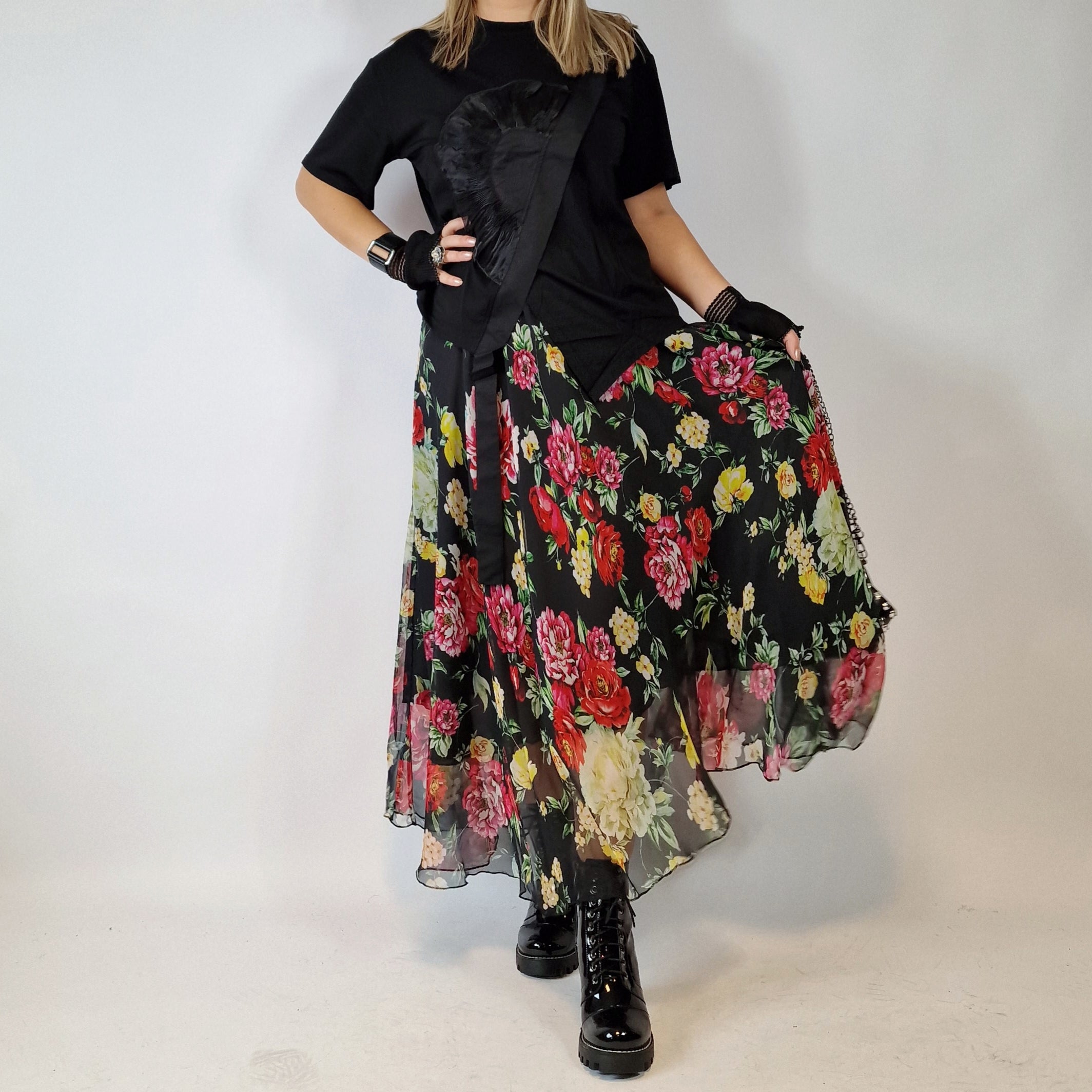 Gypsy Girl Maxi Skirt-SimpleModerne
