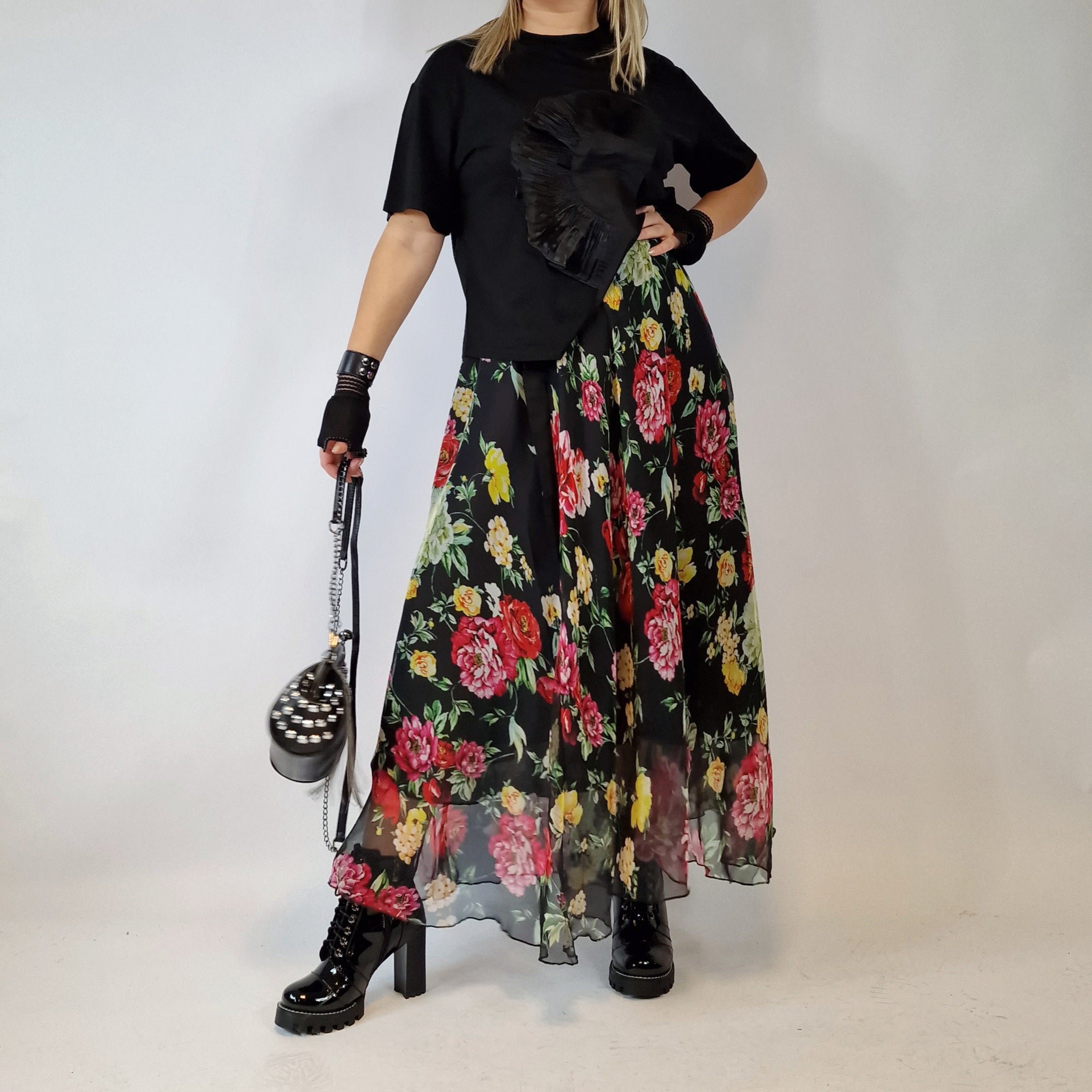 Gypsy Girl Maxi Skirt-SimpleModerne