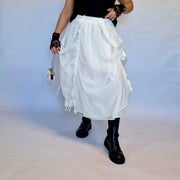 Runaway Goth Bride White Skirt-SimpleModerne