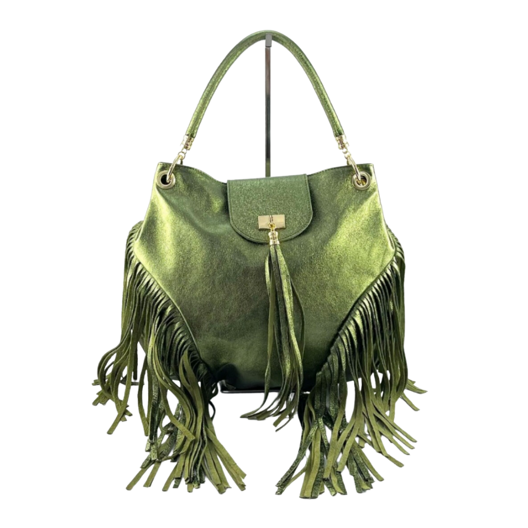 Moss Green Shopper Bag-SimpleModerne