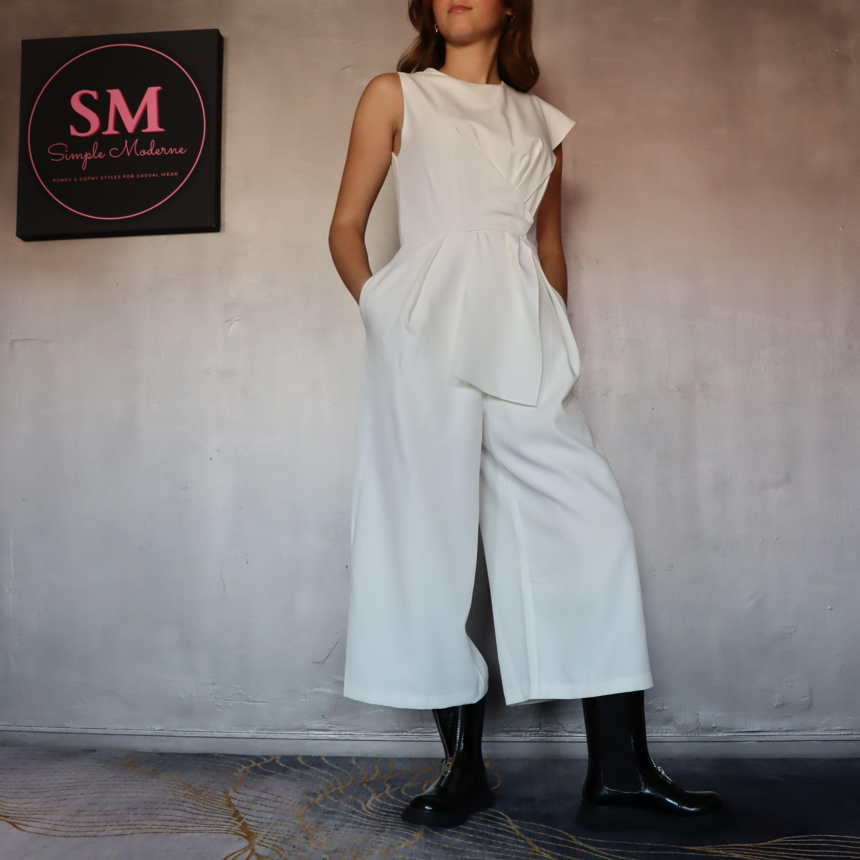 Summer Punk Chic Jumpsuit-SimpleModerne