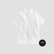 Simple Moderne White Tropical Shirt-SimpleModerne