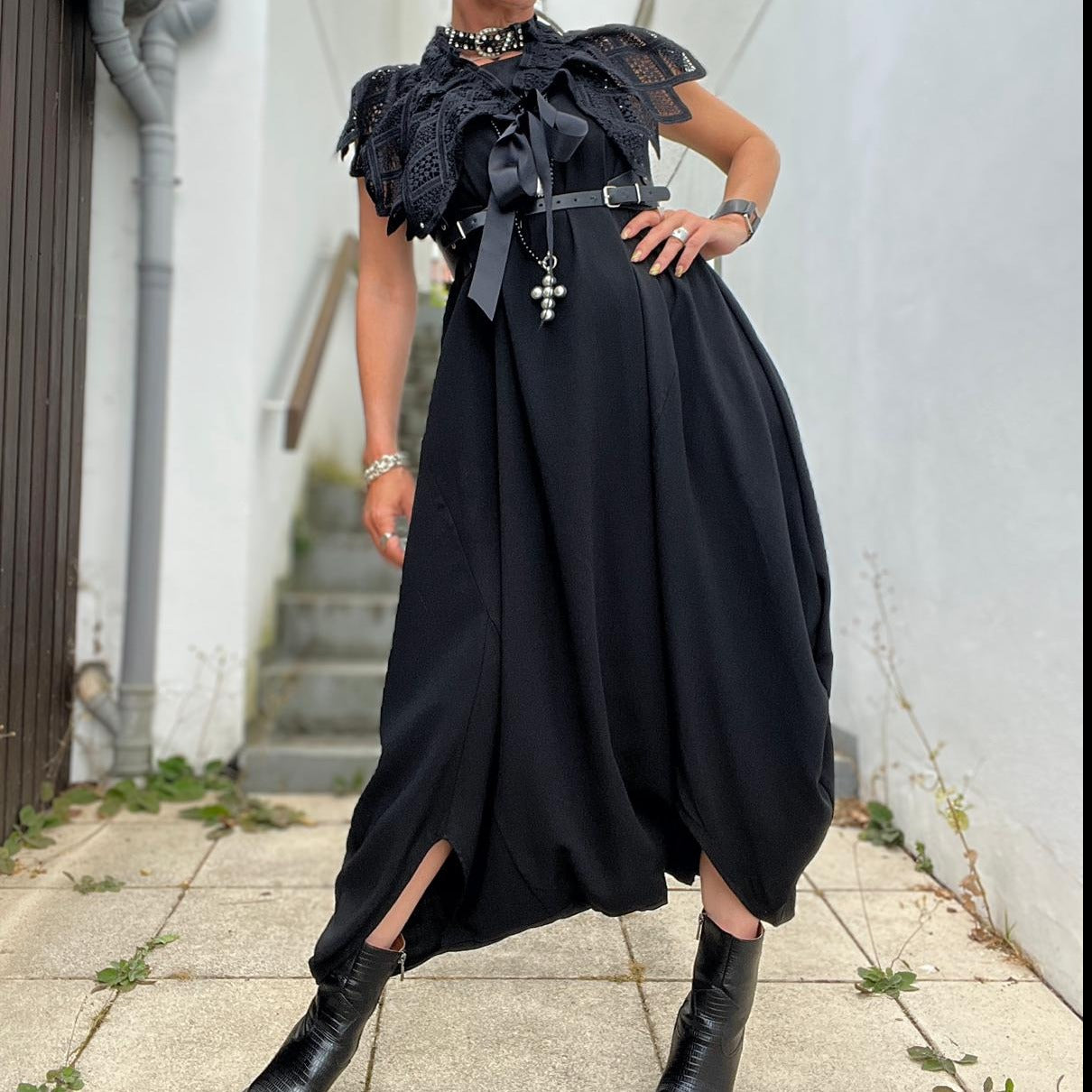 Simple Moderne Casual Punk Harem Style Jumpsuit-SimpleModerne