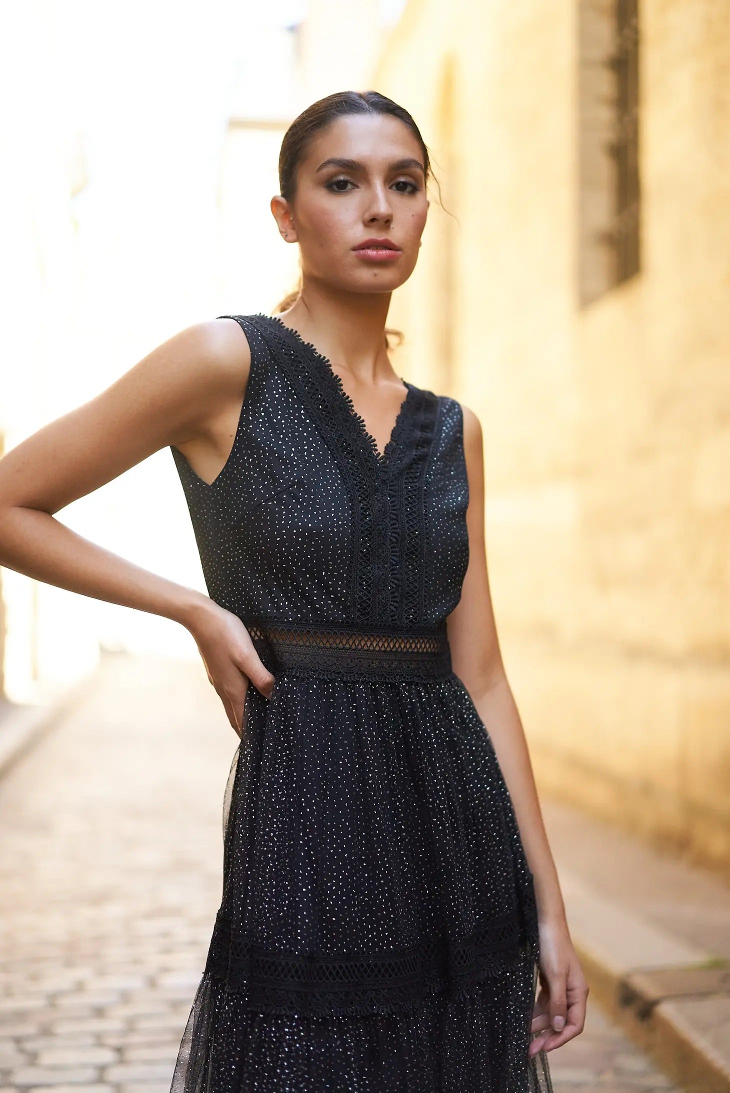 Chic Maxi Sequin Dress-SimpleModerne
